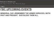 Tablet Screenshot of fbcalive.net